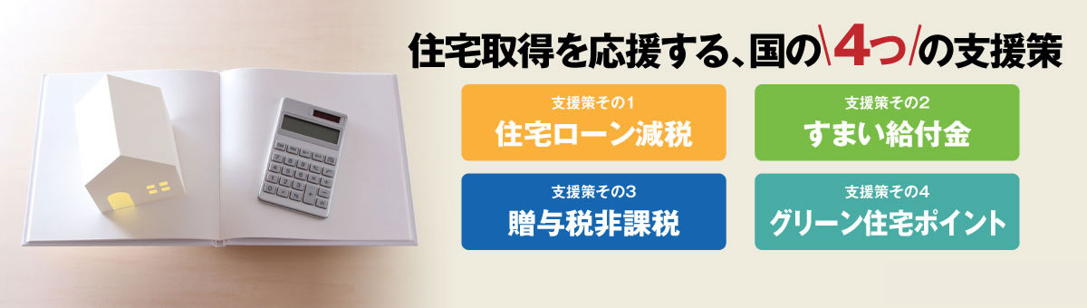 消費税率の引上げに伴う４つの支援策